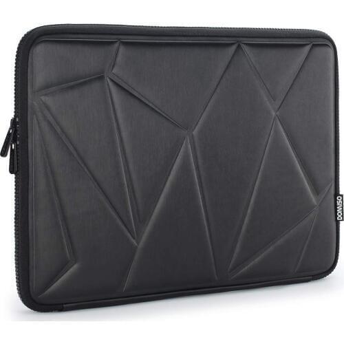 10 13 14 15.6 Inch Shock Resistant Laptop Sleeve Protective Case Waterproof Laptop Bag for Macbook Acer HP Black