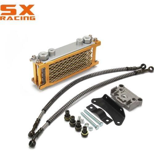 Motorbike Colorful Oil Cooling Radiator Cooler For Loncin Zongshen Lifan Shineray Yinxiang 125CC 140CC Horizontal Engines