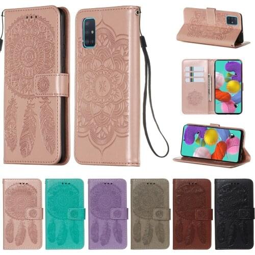 Flip Case On For Samsung Galaxy A51 A71 A50 A70 A42 A41 A21S A11 A01 A10 A20E A30 A40 M40 M30 M20 M10 M11 Magnetic Embossed Etui