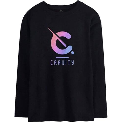 CRAVITY Kpop Hip Hop T-shirts Fashion Men Women Tee Shirts Tops O-neck Long Sleeve Unisex T-shirt Sweatshirts Streetwear Clothes