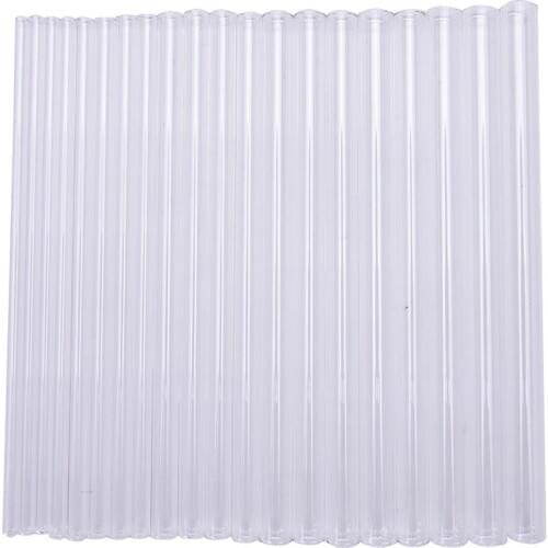 Reusable Party Clear Glass Drinking Straws Thick Straws Wedding Birthday Access 6-14mm