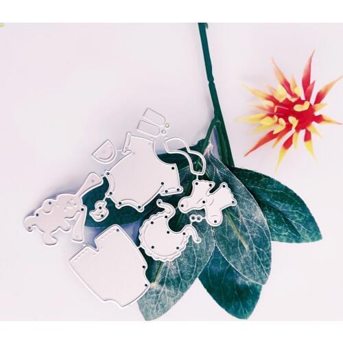 Clothes rabbit jigsaw puzzle metal cutting mould, new gift, scrapbook card DIY new decoration