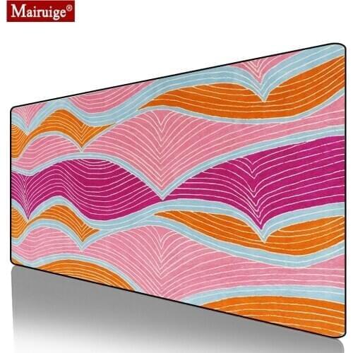 Painted Line Persian Rug Home Decoration Mouse Pad XXL Gamer Desk Mat Large Keyboard Pad Gaming MousePad for Laptop Table Pads