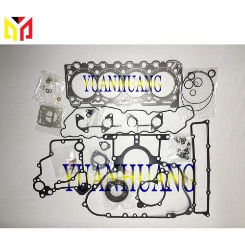 V3307 Engine Full Gasket Kit Overhual Set For KUBOTA Excavator Tractor Diesel Cylinder Head Valve Seal