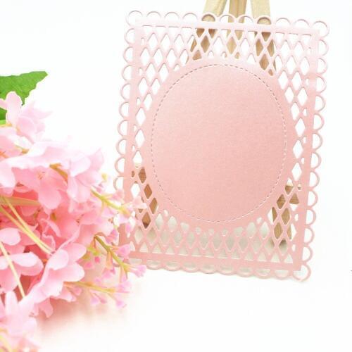 Hollow mesh circle die cut Scrapbooking Photo Album Paper Card Craft Cute Embossing Metal Cutting Dies Stencils Scrapbooking