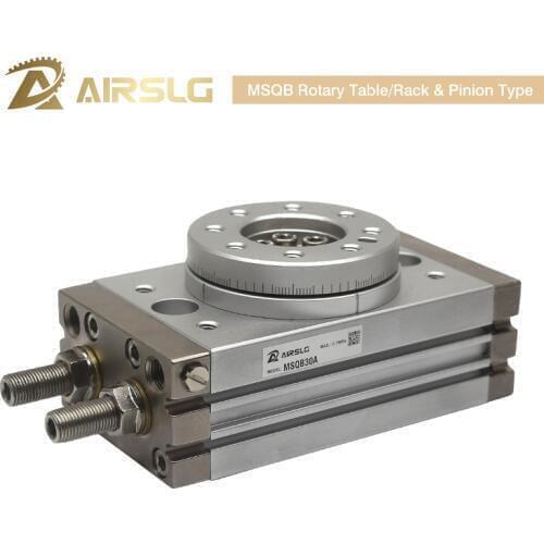 SMC Type Rotary Pneumatic Cylinder MSQB50R Adjustable 0-190 degrees MSQB10A MSQB20A MSQA30A MSQB50A MSQB10R MSQB20R MSQA10A