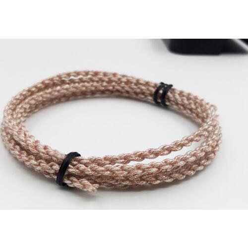 Diy earphone wire 7n single crystal copper wire 28core 4share to wave 1.25m