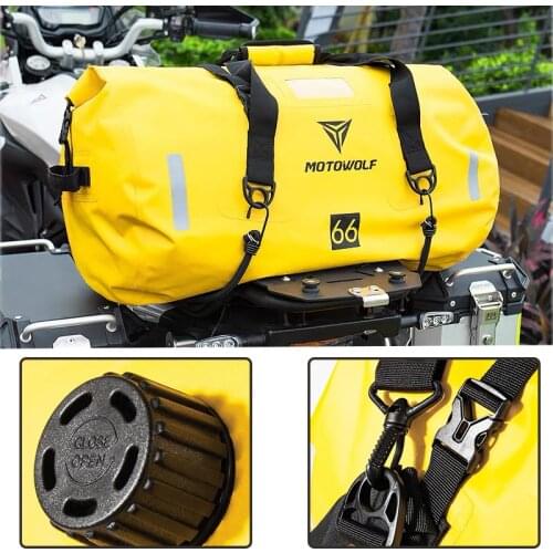 Motorcycle Waterproof Tail Bags Back Seat Bags 90L 66L Motorbike Scooter Sport Luggage Travel Rear Seat Bag Pack 40L Tank Bags