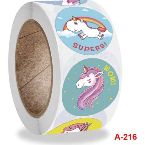 Roll up childrens toys incentive sticker label office stationery decoration label seal sticker