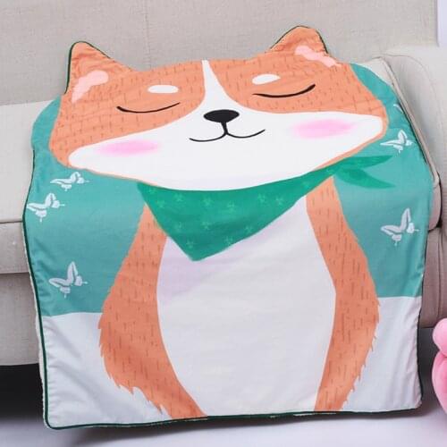 115X75cm unique design nordic thermal baby duvet with insert cartoon newborn comforter child quilt fox bear panda kids bedding