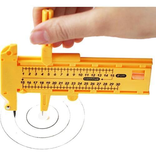 Utility Portable Tailoring Round Draw Compass Knife Circle Cutter Utility Knife DIY Handmade Essential Sewing Tool Device