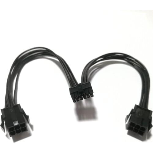 PCI-E Graphics Video Card 2-port 6Pin To 12pin Power Cable Cord 18AWG Wire For Nvidia RTX30 Series 3070 3080 RTX3090 GPU
