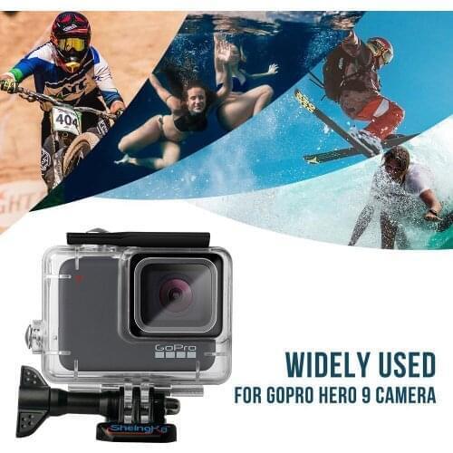 Kebidu Waterproof Sport Case Cover Diving Underwater Diving Bag Cover For Go Pro Hero7 Filter Accessories Dropship