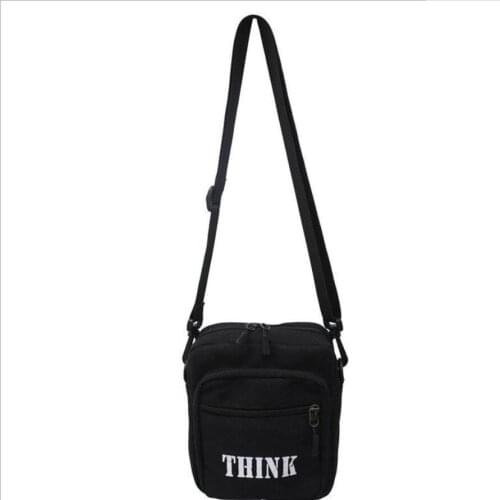 Women Shoulder Bag Large Capacity Letter Outdoor Bag 2022 Canvas Small Handbag Zipper Messenger Messenger Bags Sac Main Femme