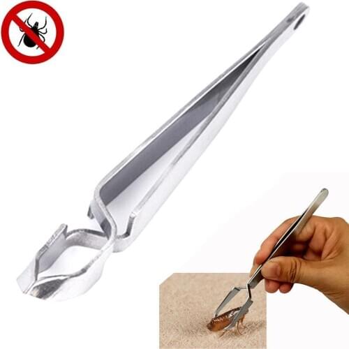 1pcs Mite Tick Remover Tweezers Tick Removal Tool Pet Dog Cat Rabbit Flea Puppies Groom Hook Tool
