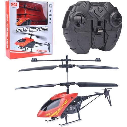 2CH Mini RC Helicopter Remote Control Electric Radio Micro Aircraft 2 Channels yellow or red