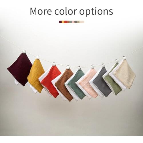 3Pcs/Set Towel Set Baby Facecloth Baby Bath Towel Handkerchief Cotton Saliva Cloth Soft Absorbent Gauze Kindergarten Washcloth