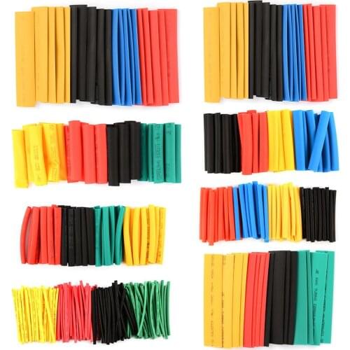 328pcs high quality outdoor Polyolefin heat Shrinking Assorted Wrap CableWire Insulated Tubes Set