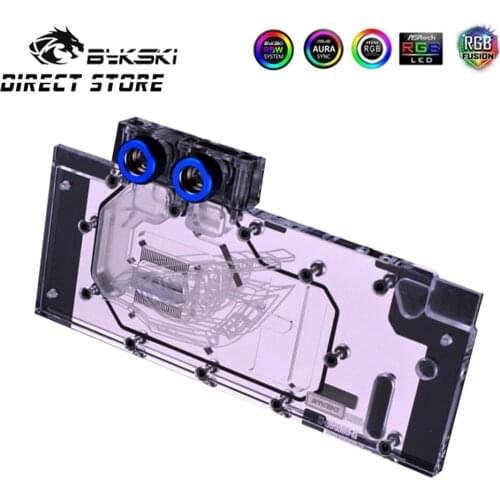 Bykski GPU Water Block Full Coverage Block For Gigabyte GTX1080G1 GTX1070G1 GAMING VGA Watercooler Heatsink 12V RGB N-GV1080G1-X