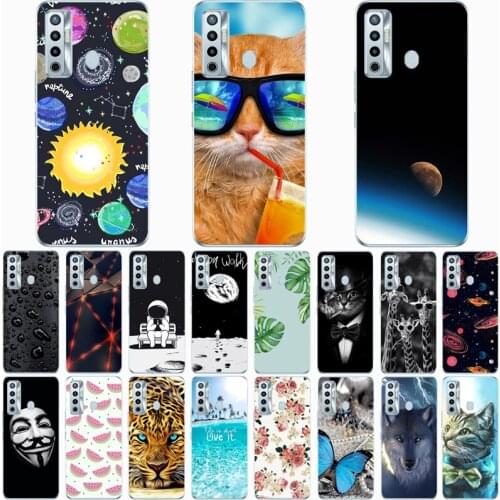 For Tecno Camon 17 Case Fashion Silicone Soft TPU Cute Back Cases for Tecno Camon 17 Pro Phone Cover Funda Coque