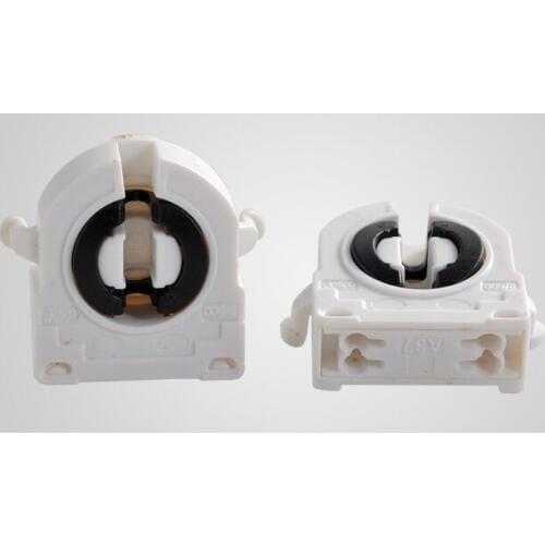 50pcs G13 T8 Lamp Bases With Metal Clip For Lighting ROHS CE Good Quality