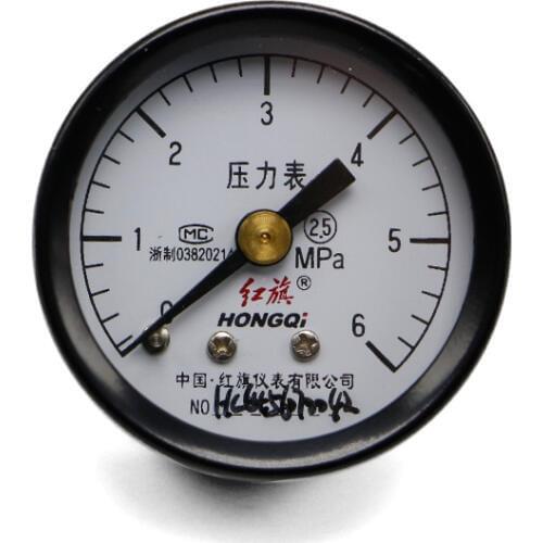 High Quaility Y-40Z Ordinary Axial Pressure Gauge Range:0-6Mpa