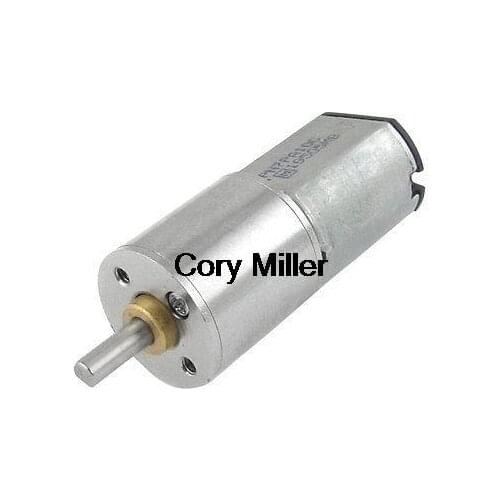 DC 6V 0.3A 60RPM Torque Electric Gear Box Geared Motor New