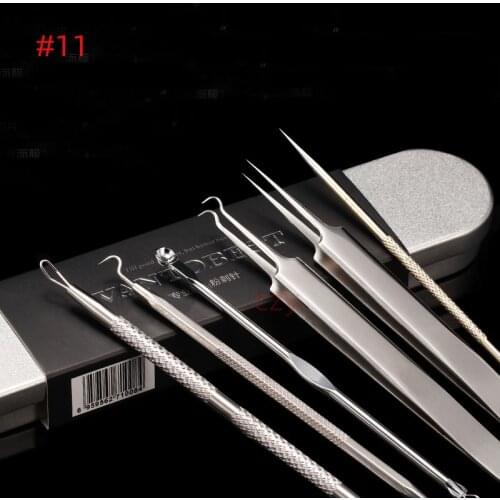 Acne Needle Acne Needle Beauty Needle Cell Clip Blackhead Clip Pick Acne Squeezing Tool Blackhead Needle Set