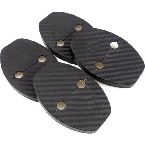 Door lock cover car styling for Skoda Octavia Fabia Rapid Superb Yeti Roomster Combi /for Porsche 911 918 Cayenne Macan Boxster