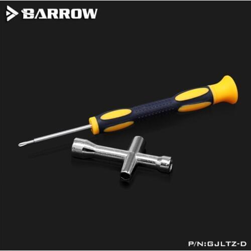 Barrow GJLTZ-D, Multi-function 2mm Screwdriver With 4 Size Sleeve Combination, Practical Tool Kit, For GPU And PC Hardware