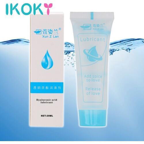 IKOKY Water Based Lubricant Sex Toys For Women Anal Anti-pain Sex Lube Oil 20ML Oral Sex Gel Exciter Sex Lube Adult Cream