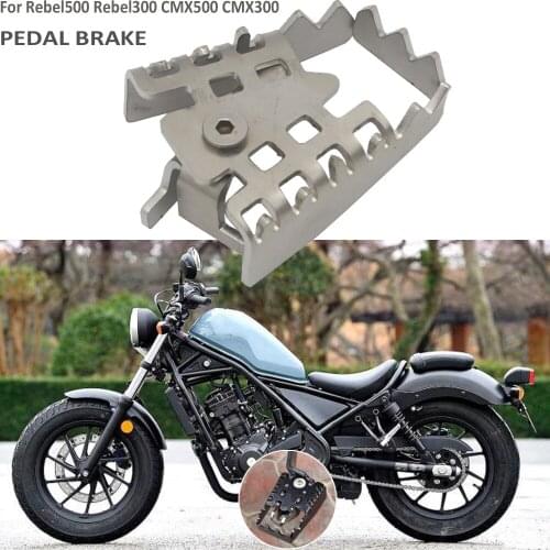 Motorcycle Accessories Anti Skid Pedal Brake Pedal for Honda Rebel500 Rebel300 CMX500 CMX300 Rebel 500 300 CMX 500 300