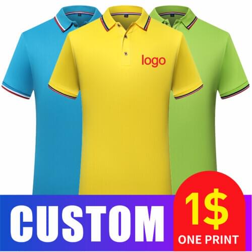 2020 Polo shirt summer casual life top custom polo shirt men LOGO custom top