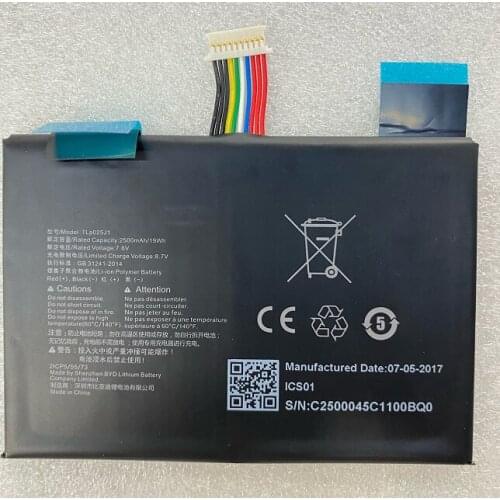 HST New Battery 2500mAh Battery for Alcatel TLp025J1 025J1 2ICP5/55/73 Batteries