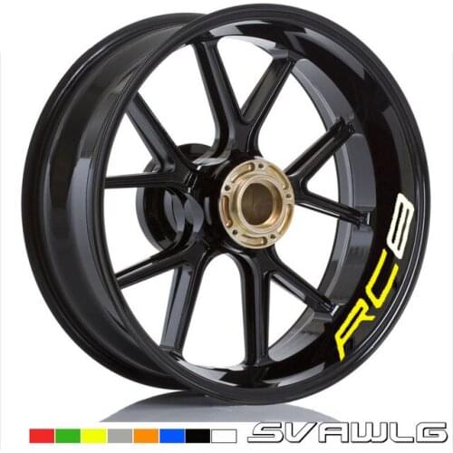 New high quality Fit Motorcycle Wheel Sticker stripe Reflective Rim For KTM RC8 RC8R RC8/R