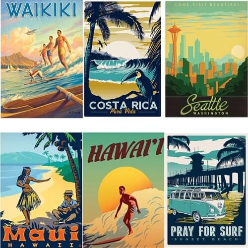 Travel Posters That Inspire to Travel The World Poster prints white coated paper home art Brand
