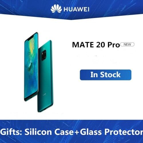 DHL Fast Delivery HuaWei Mate 20 Pro 4G LTE Cell Phone Kirin 980 Android 9.0 6.39" 3120x1440 8GB RAM 256GB ROM 40.0MP IP68 NFC