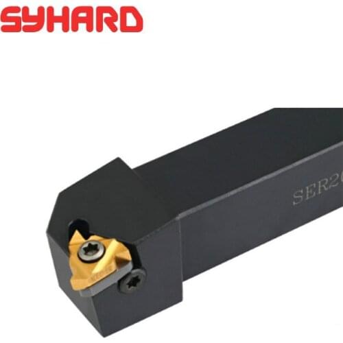 SER/SEL 1212H16/1616H16/2020K16 CNC external thread tool holder turning tool bar (1 piece)