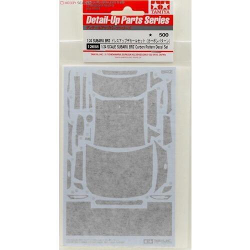 Tamiya 12658 Detail-Up Parts Series 1/24 Scale BRZ Carbon Pattern Decal Set