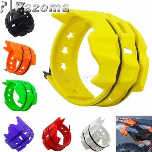 Universal Motorcycle Exhaust Muffler Pipe Guard Protector Heat Shield For Honda CR80 CR85 EXC Motocross MX Enduro