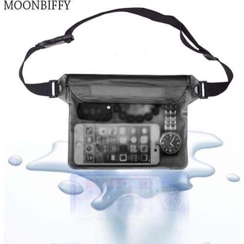 Waterproof Sealing Drift Diving Swimming Waist Bag Skiing Snowboard Underwater Dry Shoulder Bag For Phone