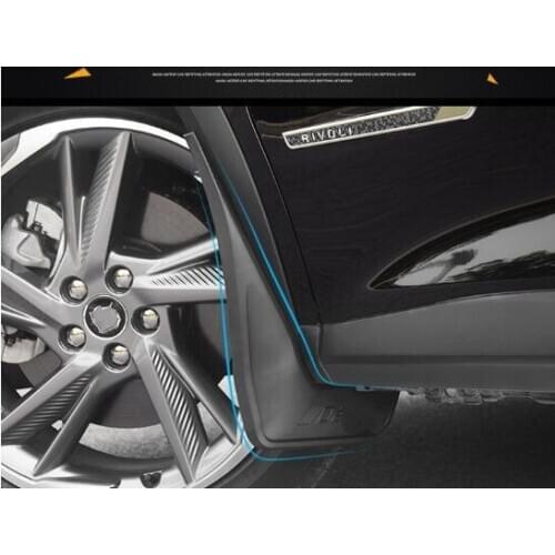 High quality strong pp material 4pcs car Mudguard,fenderboard,auto fenders with logo For DS7 2018-2020