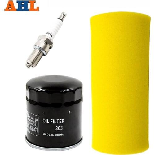 AHL Motorcycle Parts Air Filter & Oil Filter & Spark Plug For YAMAHA Rhino 450 YXR450 YXR 450 Rhino 660 YXR660 YXR 660