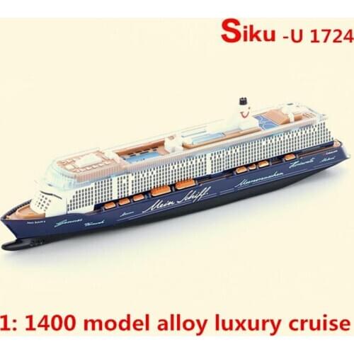1: 1400 alloy cruise ship model, SIKU - U1724 model, high-end ornaments, educational toys, free shipping