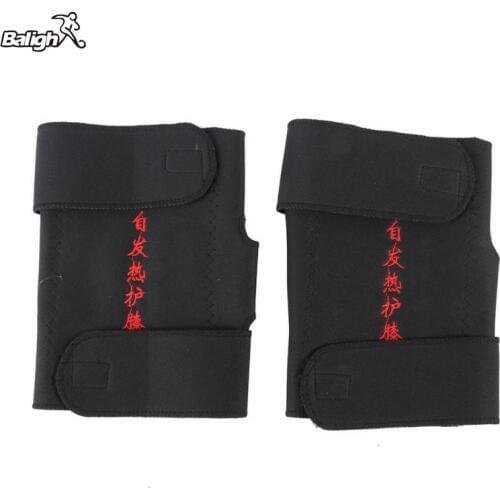 1 Pair Health Care After Sports Knee Pads Tourmaline Self-Heating Far Infrared Magnetic Therapy Spontaneous Heating Pad