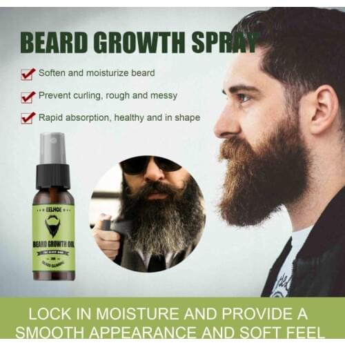 1pc Mens Beard Care Set Beard Cream And Beard Spray Facial Nourish Men Mustache Growth Smoothing Beard Oil Beard Care Kit TSM1