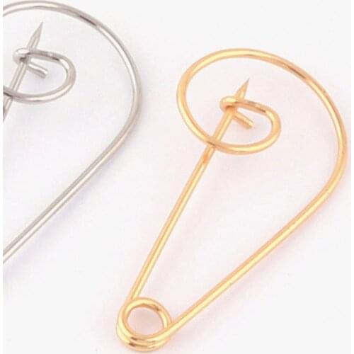 10pcs 55mm Silver Safety Pins Large Kilt Safety Pins Broochs Charm Holder Apparel Accessories DIY Sewing