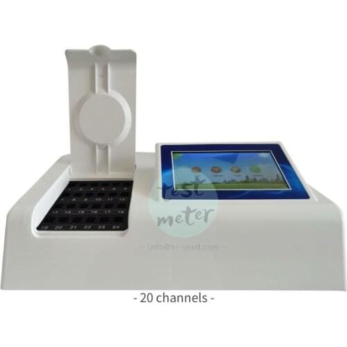 24 channels Pesticide residue detector, vegetable, fruit, meat, tea, household food safety, heavy metal rapid test instrument