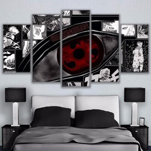 Canvas Framework Painting Style Wall 5 Panel Eye Art Modular For Living Room Home Cuadros Modern Decoration Paintings Poster