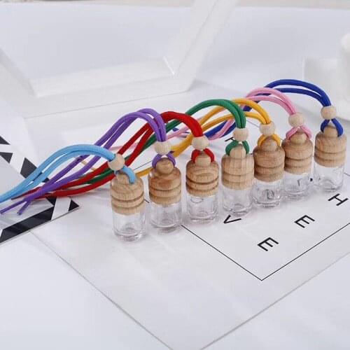 6ML New Cylindrical Car Ornaments Empty Bottle Small Car Hanging Bottle 100PCS/LOT